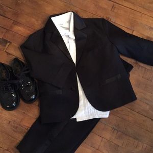 Boys Tux and Shoes
